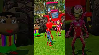 GTA V : LITTLE SINGHAM GIFTS BABY SPIDER MAN NEW TRACTOR #shorts