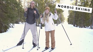 Cross Country Skiing for the First Time | Finland