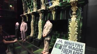 The Ministry of Magical Fireplaces and Other Sets at The Making of Harry Potter, London, England