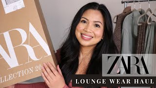 ZARA LOUNGE WEAR HAUL & TRY-ON/FIRST IMPRESSIONS | NEW IN | WINTER OUTFITS 2020