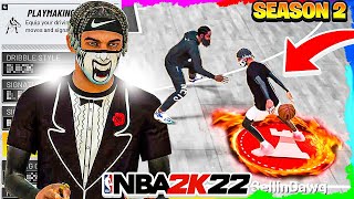 BEST DRIBBLE MOVES IN NBA 2K22 (SEASON 2) FASTEST & GLITCHEST DRIBBLE MOVES TO COMBO ON NBA 2K22!!!