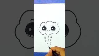 Cute Cloud Art #drawing #painting #satisfying #art #shorts