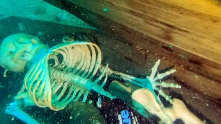 Underwater cemetery at the Quarry in Guelph, Ontario.