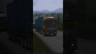 berkendara di pegunungan #gaming #trucksimulator #androidgameplay #truckersofeurope3