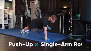 Push-Up to Single Arm Row I Dollar Train Club