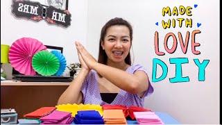 VLog 11 DYI PAPER WALL HANGING / BACKDROP PROJECT