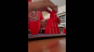 A five second speed stacks cycle with mini cups! (#shorts)