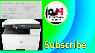 HP LaserJet MFP M440 Details of  Supplies Information