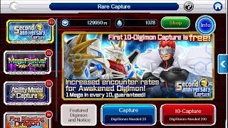 Second Anniversary Capture | Digimon Links