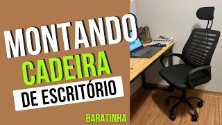 Como montar cadeira de escritório Ergonômica   Begônia, Trevalla ou Nagano