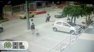 Operativo contra ladrones en el barrio Olaya de Barranquilla