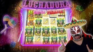 BIG WIN ON LUCHADORA- THE MOST UNDERRATED SLOT OUT RIGHT NOW!