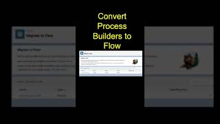 Convert Process Builder to Flow #shorts #salesforce #admin #Spring23