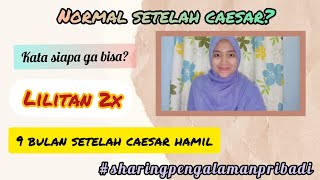 SUKSES VBAC DENGAN LILITAN 2x | 41 MINGGU BARU LAHIR | VBAC jarak dekat | Success VBAC stories