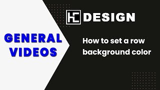 How to set a row background color