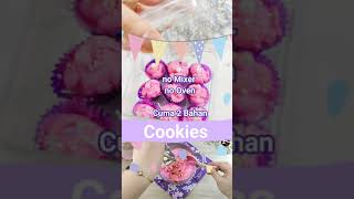 Cookies 2 Bahan no mixer no oven