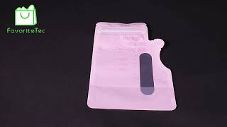 Breast milk storage bags