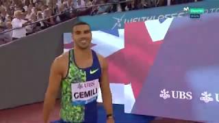 Men's 100m final zurich Diamond League 2019