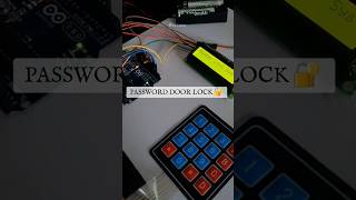 PASSWORD DOOR LOCK PROJECT | Arduino uno| Servo motor | LCD | KEYPAD| Cipher | ROBOTICS PROJECT