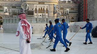 PEMBERSIHAN HALAMAN MASJIDIL HARAM, SUPER CEPAT