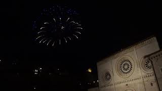 Assisi – Dicembre 2019 Fuochi d'artificio