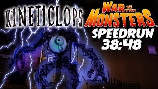 War of the Monsters (Ps2) KINETICLOPS - Any% Glitches - Speedrun 38:48 HARD MODE