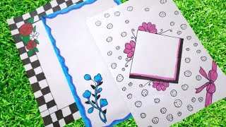 4 BEAUTIFUL BORDER DESIGNS/ PROJECT WORK DESIGNS/A4 SHEET/ FILE/FRONT PAGE DESIGN FOR SCHOOL PROJECT