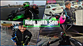 Short Bike Ride With My Son | Murthal | Signature Bridge | Dominar 400