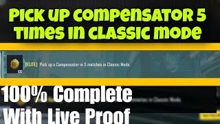 Pick up compensator 5 times in classic mode | 100% complete with live proof