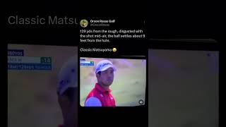 Hideki Matsuyama disappointed in his shot, but it turns out great #golf #olympics #paris2024