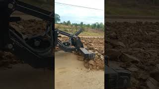 Hydraulic Excavator Operation for Road Projects||motor grader road#working