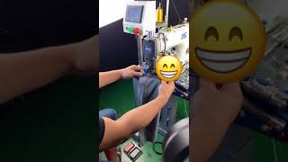 Full Automatic Lock Stitch Bottom Hemming Machine (Jeans) #Shorts