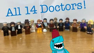 All 14 custom Lego Doctors from Doctor Who!