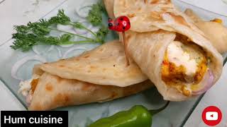 Chicken Paratha Roll Recipe | Chicken Paratha With Dynamite Sucec And Green Chutney