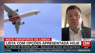 Bastonário em declarações à CNN sobre novo aeroporto