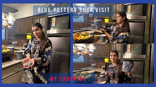 Shopping 💙🤍🛍️Blue Pottery Shop Visit ♥️ Vlog 612