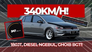 345KMH, DIESEL NGEBUL, GHOIB!! 100JT Doang! - VW Golf TDI - CDID V1.9