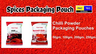 Spices Packaging Pouches, Chilli Powder Packaging Pouch