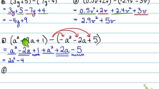 1D - 3.6 Add and Subtract Polynomials