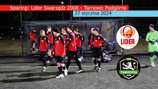 Sparing: Lider Swarzędz 2008  (4 - 0)  Tarnowo Podgórne_27 stycznia 2024