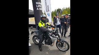 Motorcycle exhibition - MC mässan Stockholm 22nd of May 2022 - 3rd test bike : BMW F 900 R