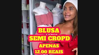 Blusa Cropd Tipo Top Apenas R$12.00 Reais, e saia R$ 13.00 Reais