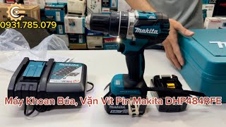 Máy Khoan Búa Vặn Vít Pin 18V Makita DHP484RFE| 18V Brushless Cordless Drill/Driver| Công Cụ Máy Móc