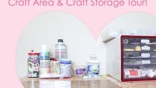 Craft Area & Craft Storage Tour