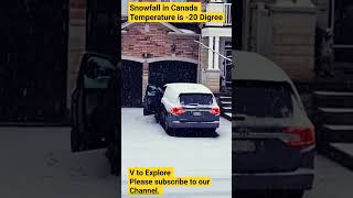 Snowfall in Canada, #TORONTO #shortvideo #ontario#usa#shorts#snowfall#winters#airport #enjoy #bc