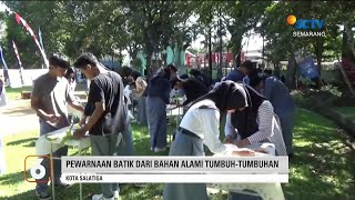 Siswa SMA Negeri 3 Salatiga Membatik Massal Memanfaatkan Tumbuhan Sebagai Bahan Baku