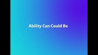 Video Pembelajaran Bahasa Inggris - Ability Can Could Be