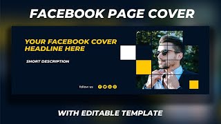 Facebook Page Cover Photo Design | How to design Facebook page cover photo | Design Scenes