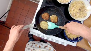 Potato Vs. celeriac rösti | Vegan recipe