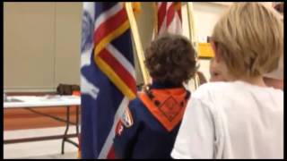 Cub Scout Troop 102 Color Guard